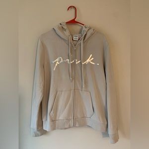 🤎PINK zip up hoodie🤎